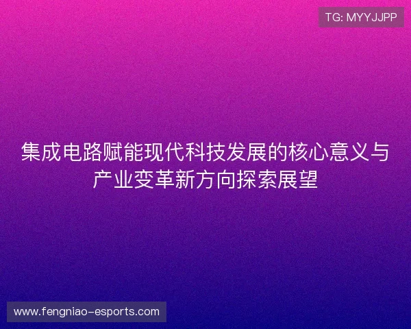 集成电路赋能现代科技发展的核心意义与产业变革新方向探索展望